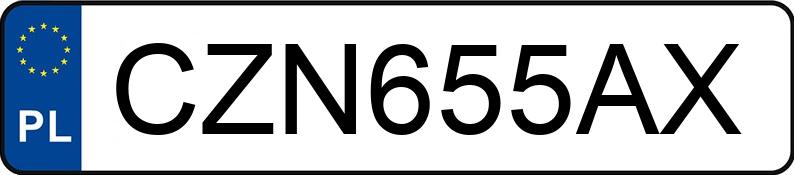 Numer rejestracyjny CZN 655AX posiada DAEWOO MATIZ - CZN655AX