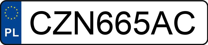 Numer rejestracyjny CZN 665AC posiada FORD FUSION - CZN665AC Numer rejestracyjny CZN 665AC posiada FORD FUSION - CZN665AC