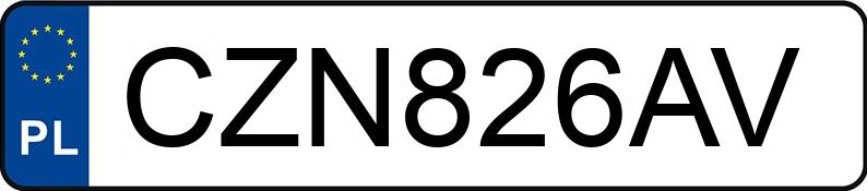 Numer rejestracyjny CZN 826AV posiada AUDI A4 ALLROAD QUATTRO - CZN826AV