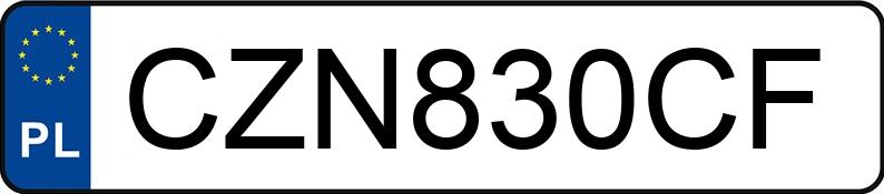 Numer rejestracyjny CZN830CF posiada BMW 523i Kat. MR`95 E39 523i Kat. MR`95 E39