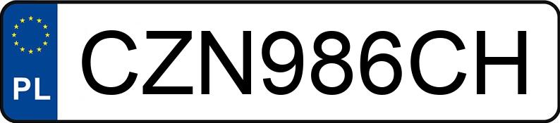 Numer rejestracyjny CZN 986CH posiada DACIA SANDERO - CZN986CH