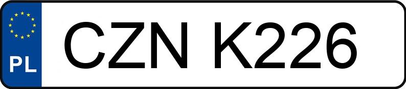 Numer rejestracyjny CZN K226 posiada VOLKSWAGEN Golf III 1.6i Kat. MR`91 GL - CZNK226 Numer rejestracyjny CZN K226 posiada VOLKSWAGEN Golf III 1.6i Kat. MR`91 GL - CZNK226