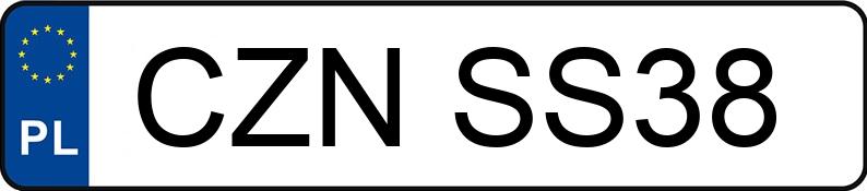 Numer rejestracyjny CZN SS38 posiada ALFA ROMEO GT 1.9 JTD - CZNSS38 Numer rejestracyjny CZN SS38 posiada ALFA ROMEO GT 1.9 JTD - CZNSS38