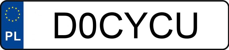 Numer rejestracyjny D0CYCU posiada OPEL Corsa B 1.2i Kat. MR`93 City