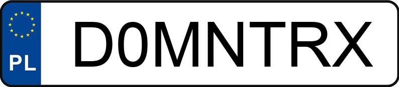 Numer rejestracyjny D0MNTRX posiada BMW 128I