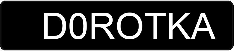 Numer rejestracyjny D0ROTKA posiada DAEWOO MUSSO 2.9