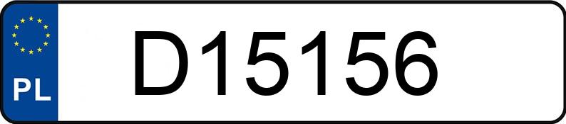 Numer rejestracyjny D15156 posiada HERCULES CV