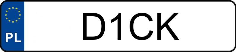 Numer rejestracyjny D1CK posiada ISUZU TROOPER