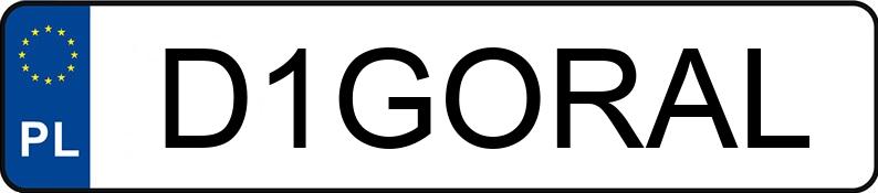 Numer rejestracyjny D1GORAL posiada MERCEDES-BENZ S 320 CDI