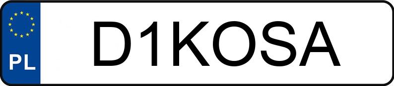 Numer rejestracyjny D1KOSA posiada AUDI Cabrio 2.6 Kat. e Aut.