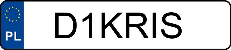 Numer rejestracyjny D1KRIS posiada TOYOTA AVENSIS 2.0