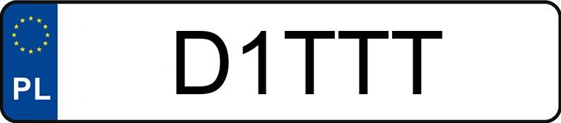 Numer rejestracyjny D1TTT posiada IVECO/JEGGER 70C18 IS70CI2BA/JG