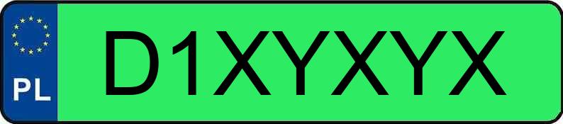 Numer rejestracyjny D1XYXYX posiada PORSCHE Numer rejestracyjny D1XYXYX posiada PORSCHE