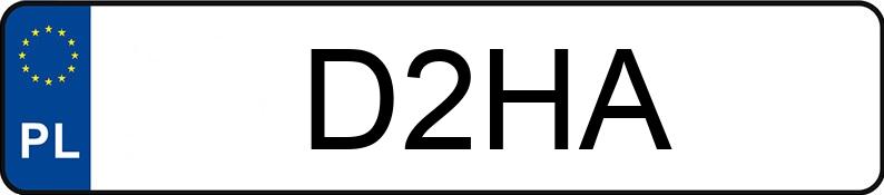 Numer rejestracyjny D2HA posiada FORD Ka 1.2 MR`09 E4