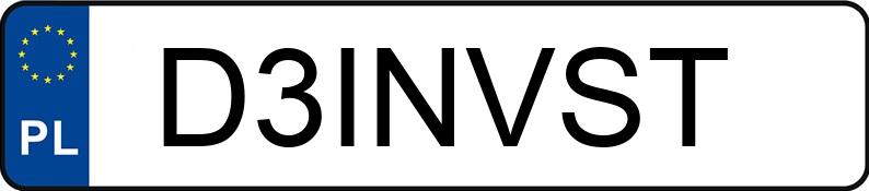 Numer rejestracyjny D3INVST posiada BMW M 3 Touring 3.0 MR`22 E6d/e G81 xDrive Competition Step