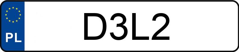 Numer rejestracyjny D3L2 posiada MERCEDES-BENZ SL Numer rejestracyjny D3L2 posiada MERCEDES-BENZ SL