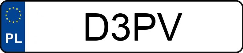 Numer rejestracyjny D3PV posiada DODGE Challenger MR`19 Scat Pack WIDEBODY