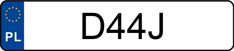 Il numero di registrazione D44J ha CHEVROLET (USA) Equinox MR`10 E5 LT