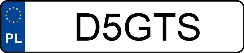 Numer rejestracyjny D5GTS posiada PORSCHE Cayenne 4.8 MR`07 E4 GTS Tiptronic S Numer rejestracyjny D5GTS posiada PORSCHE Cayenne 4.8 MR`07 E4 GTS Tiptronic S