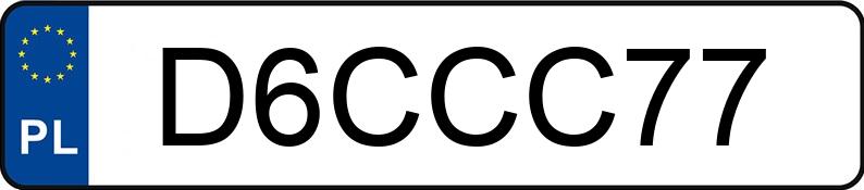 Numer rejestracyjny D6CCC77 posiada HYUNDAI I30