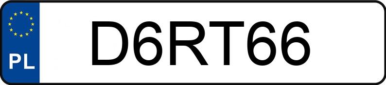 Numer rejestracyjny D6RT66 posiada AUDI RS7 Sportback Quattro 4.0 TFSI MR`15 E6 4G Performance Tiptronic