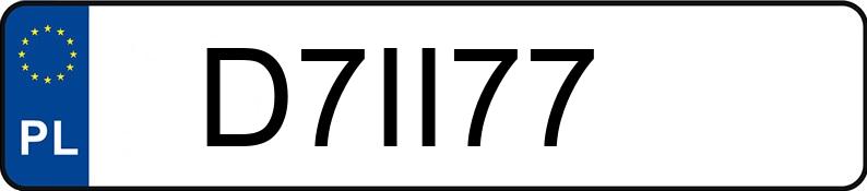 Numer rejestracyjny D7II77 posiada FERRARI Purosangue MR`23 E6.4 Purosangue MR`23 E6.4