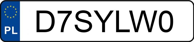 Numer rejestracyjny D7SYLW0 posiada AUDI A5 COUPE Numer rejestracyjny D7SYLW0 posiada AUDI A5 COUPE