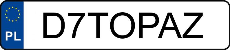 Numer rejestracyjny D7TOPAZ posiada BMW M5 COMPETITION Numer rejestracyjny D7TOPAZ posiada BMW M5 COMPETITION