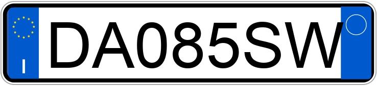 Numer rejestracyjny DA085SW posiada VOLKSWAGEN Polo 4a serie Numer rejestracyjny DA085SW posiada VOLKSWAGEN Polo 4a serie