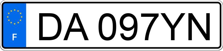 Numer rejestracyjny DA097YN posiada CITROEN C4 II