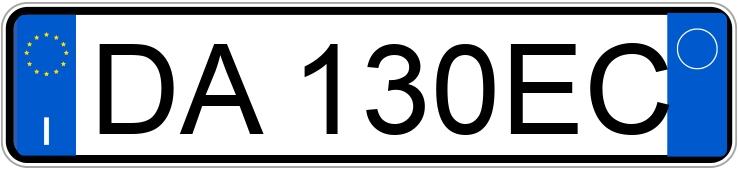 Numer rejestracyjny DA130EC posiada FORD Fiesta 5a serie Numer rejestracyjny DA130EC posiada FORD Fiesta 5a serie