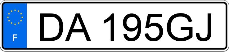 Numer rejestracyjny DA195GJ posiada SKODA OCTAVIA