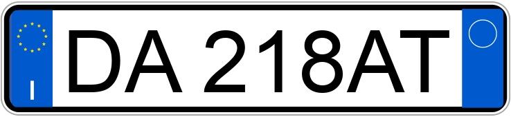 Numer rejestracyjny DA218AT posiada MERCEDES Classe B