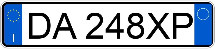 Numer rejestracyjny DA248XP posiada SMART fortwo 1a serie Numer rejestracyjny DA248XP posiada SMART fortwo 1a serie