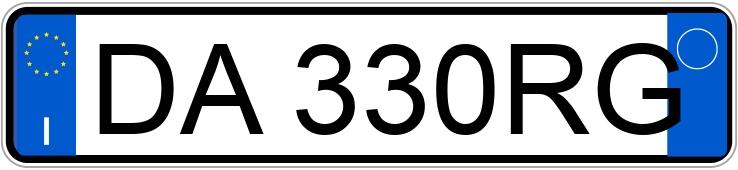Numer rejestracyjny DA330RG posiada LEXUS IS 2a serie