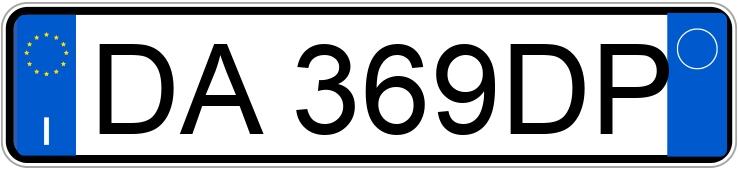 Numer rejestracyjny DA369DP posiada AUDI A3 2a serie