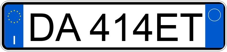 Numer rejestracyjny DA414ET posiada LEXUS IS 2a serie