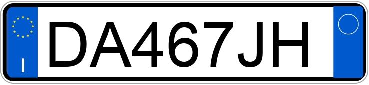 Numer rejestracyjny DA467JH posiada HONDA Jazz 1a serie 01-08 Numer rejestracyjny DA467JH posiada HONDA Jazz 1a serie 01-08