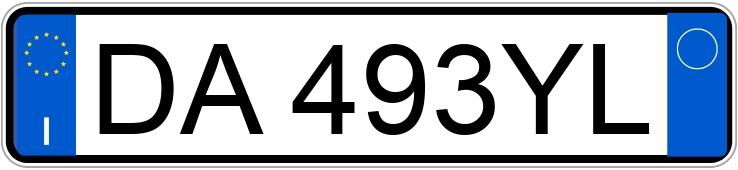 Numer rejestracyjny DA493YL posiada HYUNDAI Atos