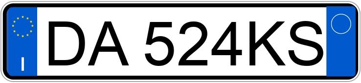 Numer rejestracyjny DA524KS posiada MERCEDES Classe A Numer rejestracyjny DA524KS posiada MERCEDES Classe A