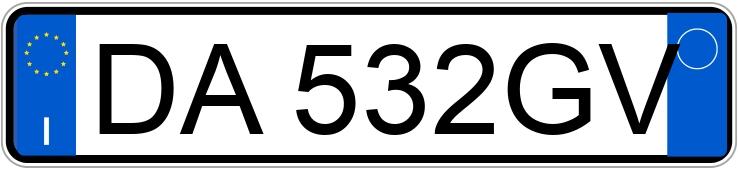 Numer rejestracyjny DA532GV posiada SEAT Leon 2a serie