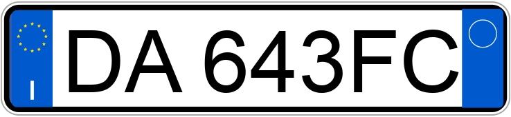 Numer rejestracyjny DA643FC posiada MINI Mini 2a serie