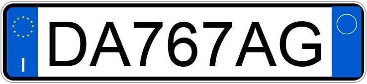 Numer rejestracyjny DA767AG posiada SEAT Ibiza 3a serie