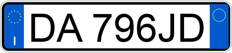 Numer rejestracyjny DA796JD posiada FIAT Grande Punto