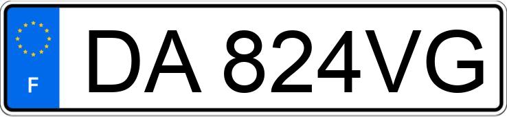 Die Registrierungsnummer DA824VG hat PEUGEOT 307