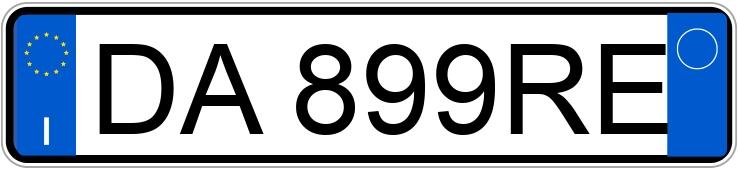 Numer rejestracyjny DA899RE posiada BMW Serie 3 Numer rejestracyjny DA899RE posiada BMW Serie 3