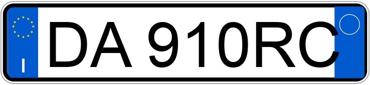 Numer rejestracyjny DA910RC posiada VOLKSWAGEN Golf 5a serie Numer rejestracyjny DA910RC posiada VOLKSWAGEN Golf 5a serie