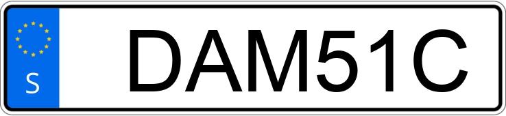 Numer rejestracyjny DAM51C posiada BMW 3 Touring Numer rejestracyjny DAM51C posiada BMW 3 Touring