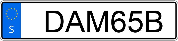 Numer rejestracyjny DAM65B posiada Mercedes-Benz AMG E 63 Numer rejestracyjny DAM65B posiada Mercedes-Benz AMG E 63