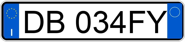 Numer rejestracyjny DB034FY posiada FORD Fiesta 5a serie